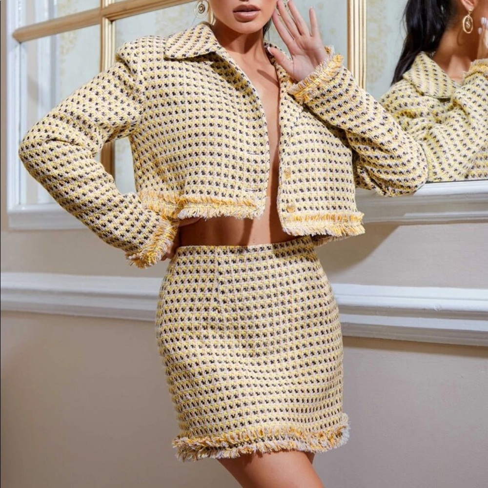 2 piece Tweed Set